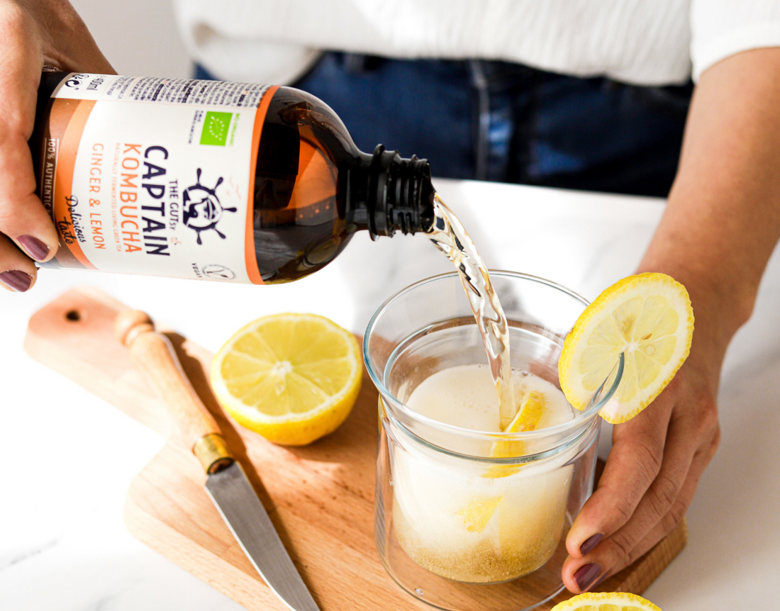 gutsy captain benefícios beber kombucha 