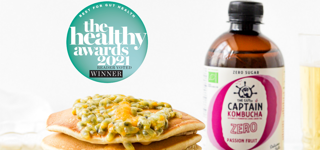 gutsy captain kombucha zero maracuja melhor produtos intestinal healthy awards