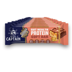 Barras Proteicas - Chocolate com Amendoins e Crocantes 12x45g (GUTsy Captain GUT HEALTH &  PROTEIN SOFT BAR)