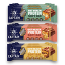 GUTsy Captain GUT HEALTH &  PROTEIN SOFT BAR - Pack Multi-sabor 12 x 45g