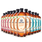 GUTsy Captain Kombucha Zero - Pack Multi-Sabor 12x1L