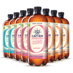 GUTsy Captain Kombucha Zero - Pack Multi-Sabor 8x1L