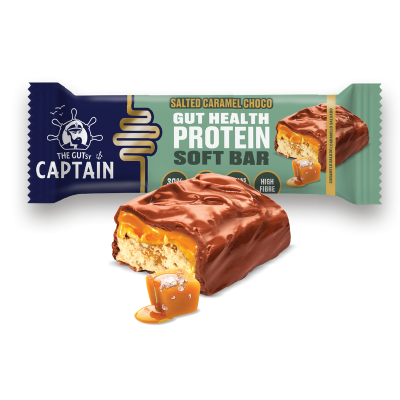 GUTsy Captain GUT HEALTH &  PROTEIN SOFT BAR - Pack Prova Multi-sabor 6 x 50g