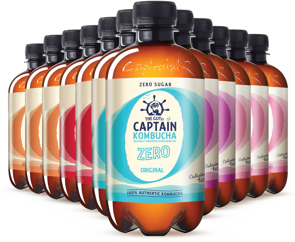 GUTsy Captain Kombucha Zero - Pack Multi-Sabor 12x400mL
