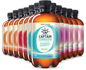 GUTsy Captain Kombucha Zero - Pack Multi-Sabor 12x400mL