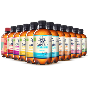 GUTsy Captain Kombucha - Pack Multi-Sabor 12x400mL