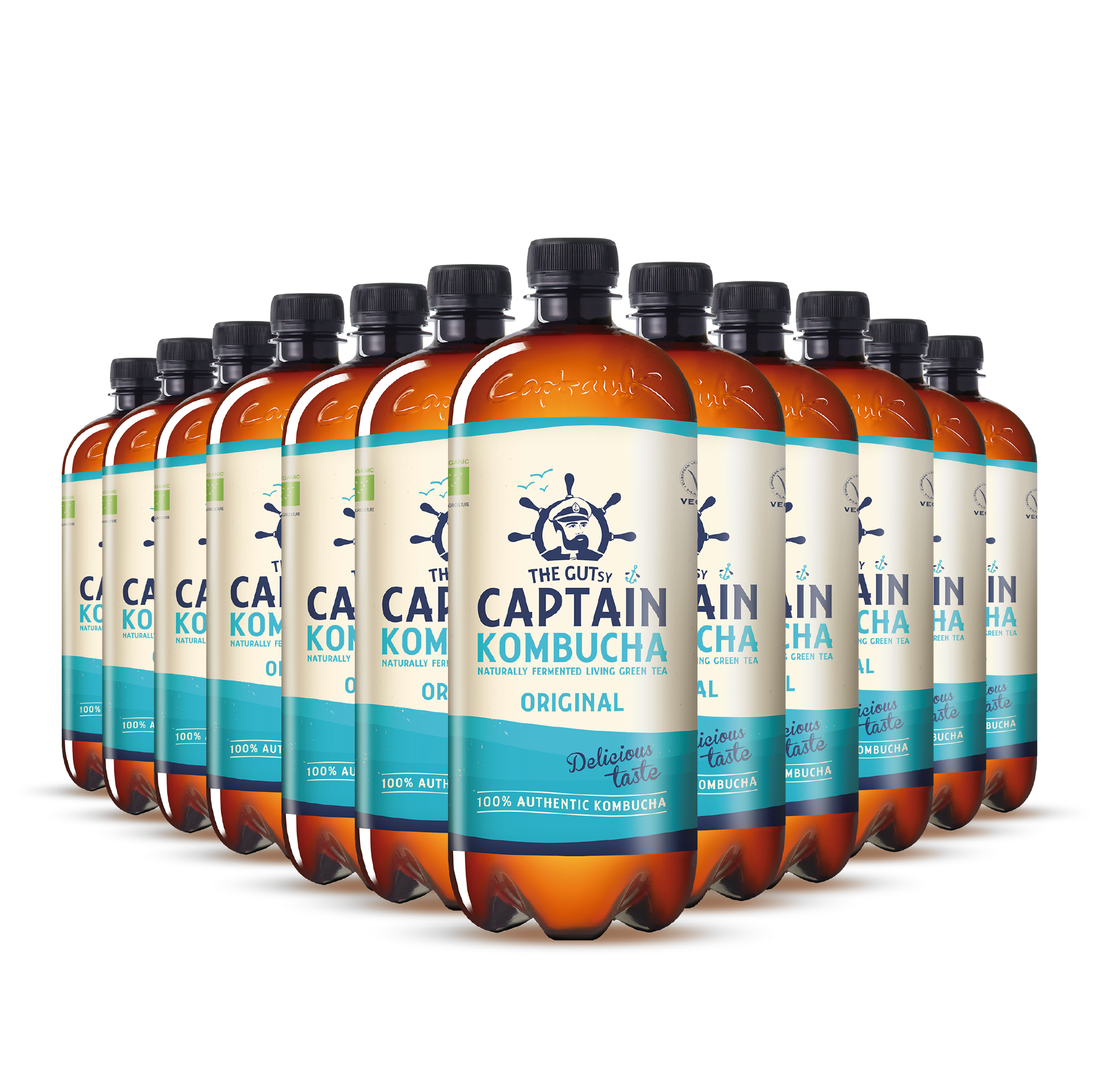 GUTsy Captain Kombucha Original 12x1L