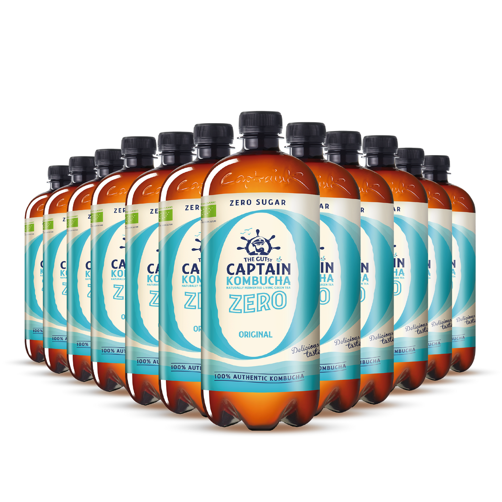 GUTsy Captain Kombucha Zero Original 12x1L