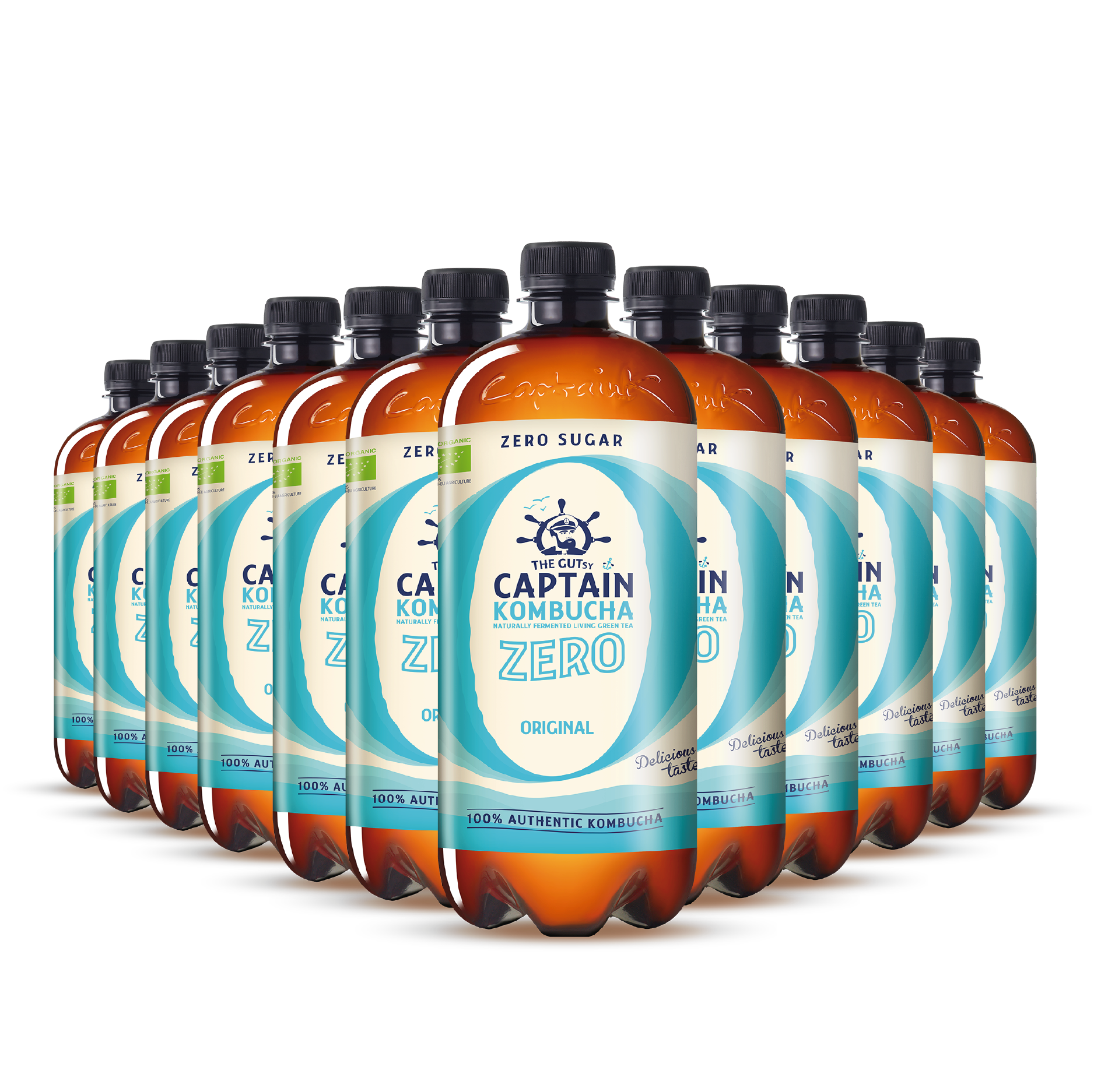 GUTsy Captain Kombucha Zero Original 12x1L