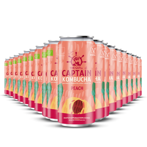 GUTsy Captain Kombucha Pêssego 20x250mL