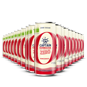 GUTsy Captain Kombucha Zero - Pomegranate 20x250mL