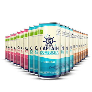 GUTsy Captain Kombucha - Pack Multi-Sabor 20x250mL