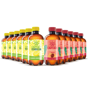 GUTsy Captain Kombucha | sabores de verão - 12x400ml
