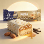 GUTsy Captain GUT HEALTH &  PROTEIN SOFT BAR - Chocolate Branco e Amêndoa 12x45g