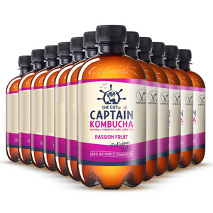 GUTsy Captain Kombucha Maracujá 12x400mL