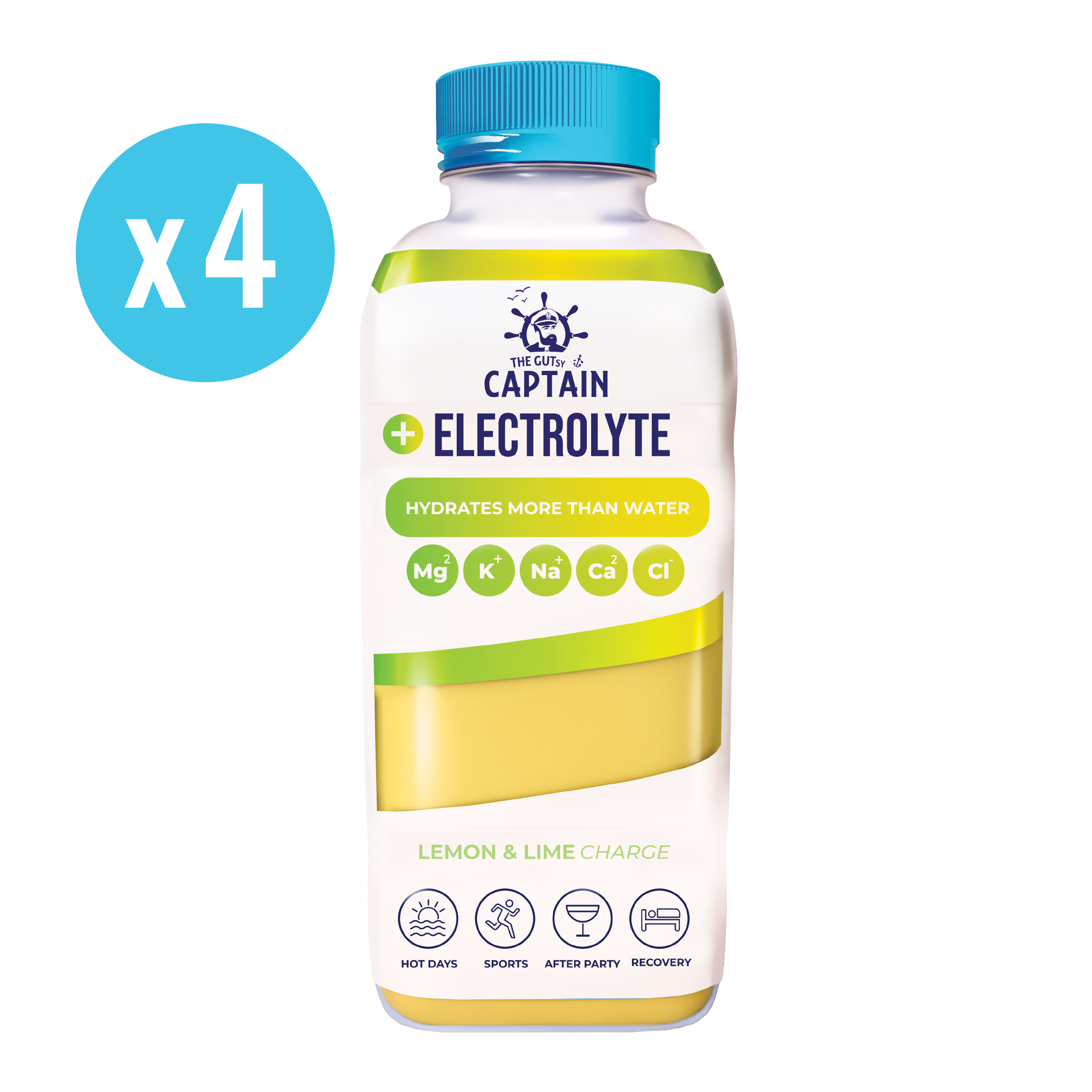 Electrolyte Lemon Lime 4x600ml