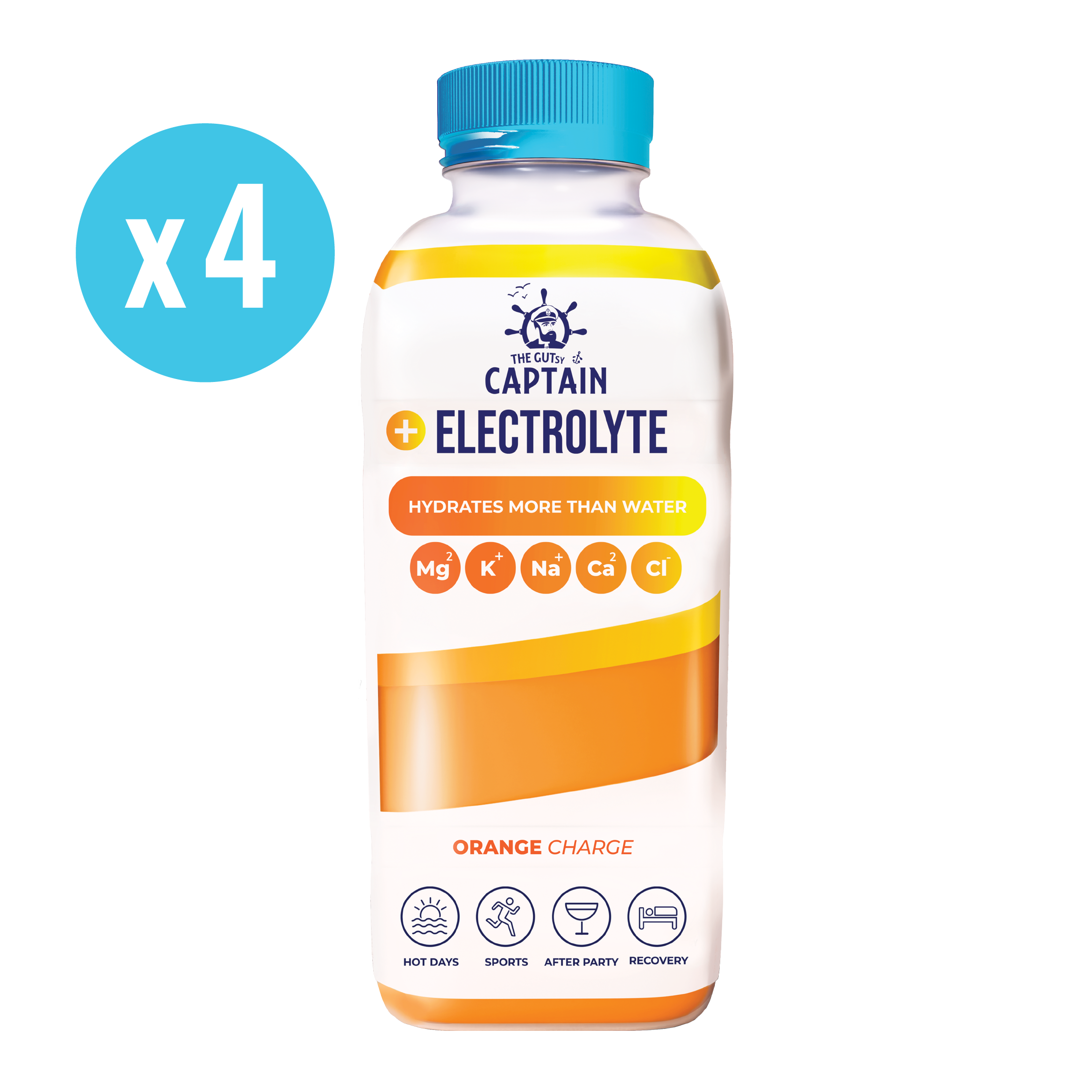 Electrolyte Orange 4x600ml
