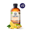 GUTsy Captain Kombucha Gengibre e Limão 12x400mL