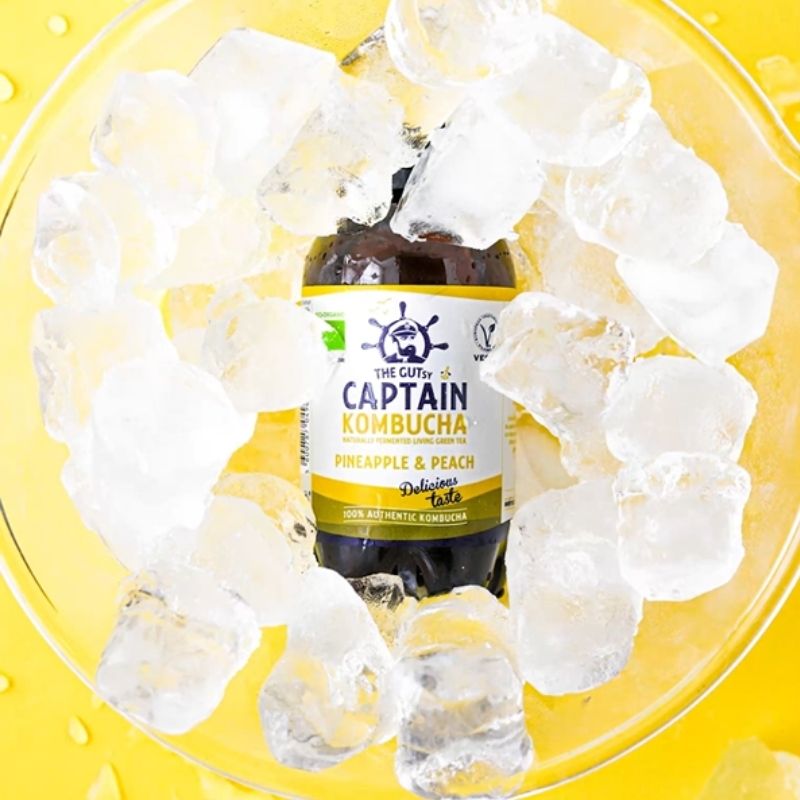 Kombucha Ananás e Pêssego