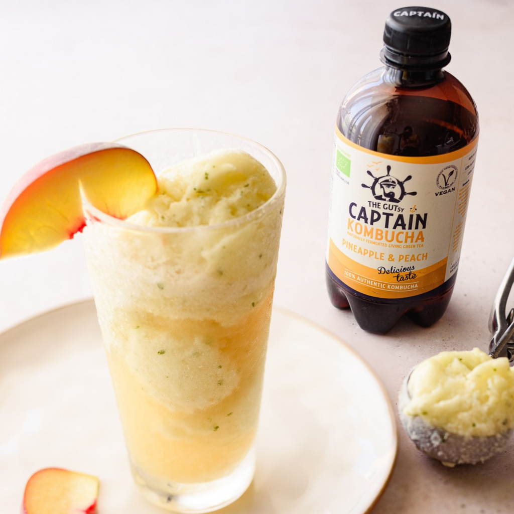 Kombucha Ananás e Pêssego 