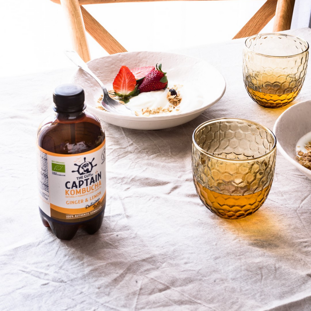 GUTsy Captain Kombucha Gengibre e Limão 12x400mL