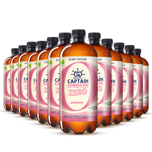 GUTsy Captain Kombucha Zero Framboesa - 12x1L
