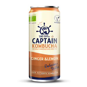 GUTsy Captain Kombucha Gengibre e Limão 20x250mL