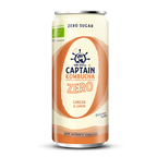 GUTsy Captain Kombucha Zero Gengibre e Limão 20x250mL