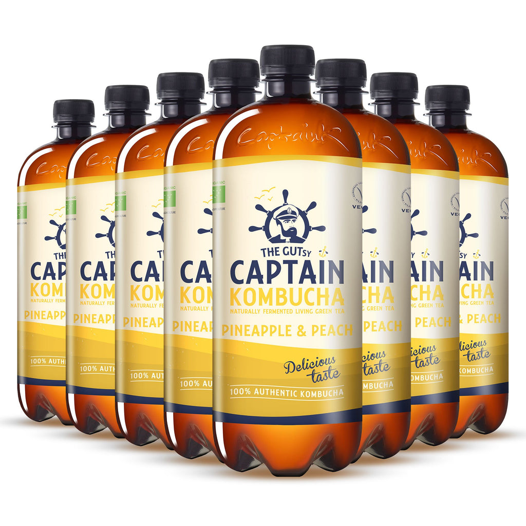Kombucha Ananás e Pêssego
