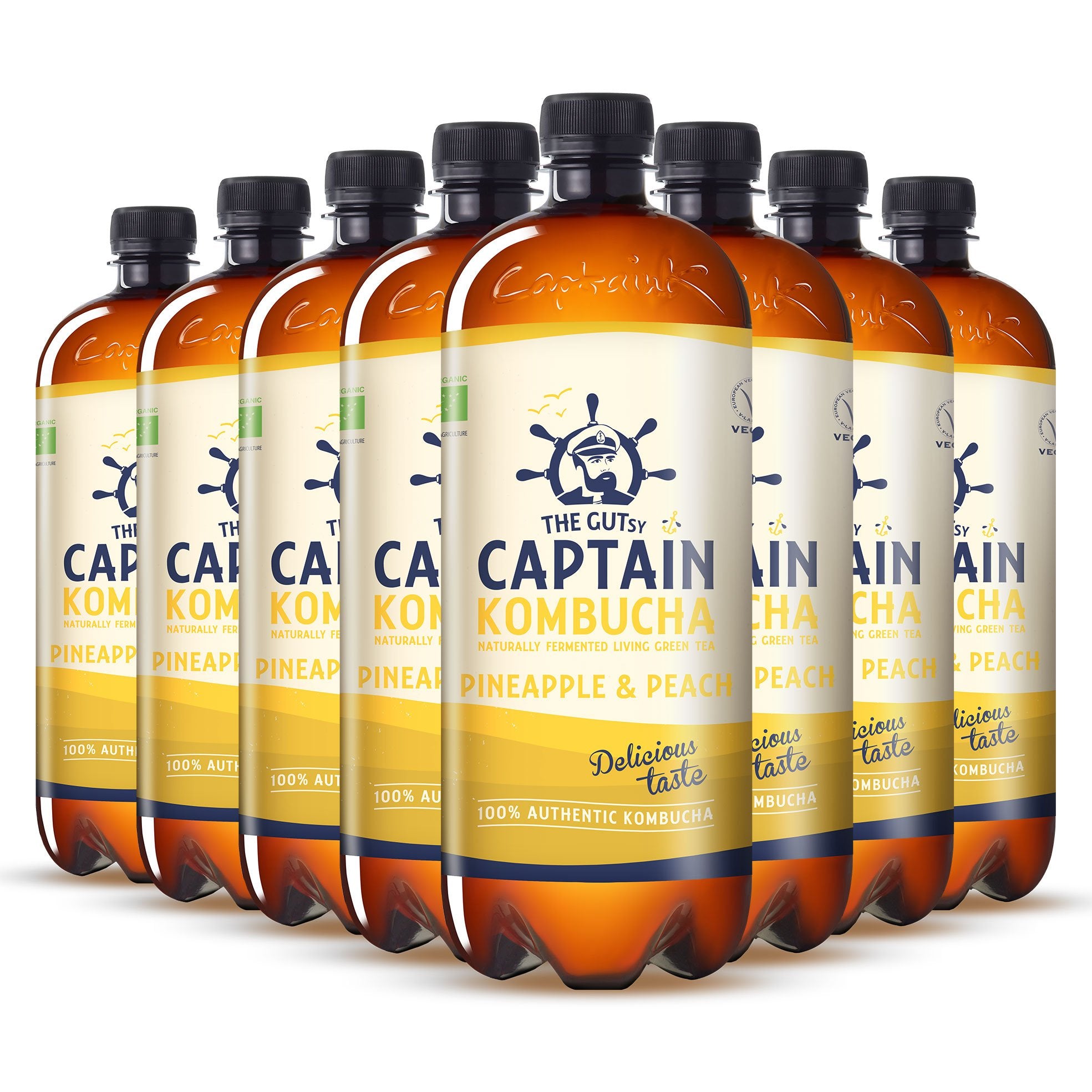 Kombucha Ananás e Pêssego