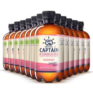 Kombucha Framboesa 12x400mL