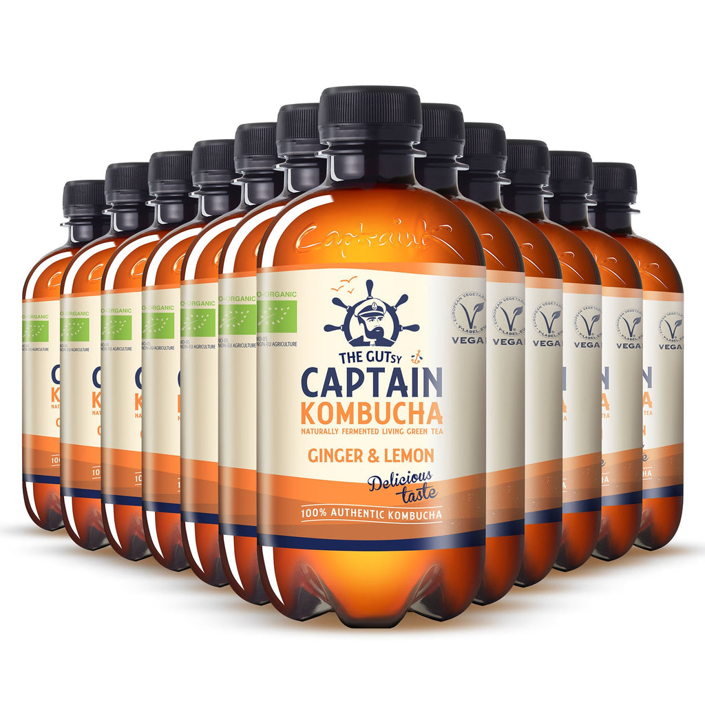 Kombucha Gengibre e Limão 12x400mL