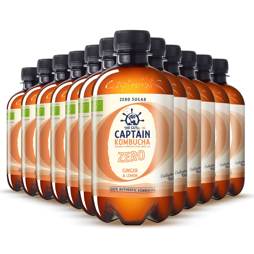 Kombucha Zero Gengibre e Limão 12x400mL