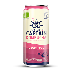 GUTsy Captain Kombucha Framboesa Lata 20x250mL