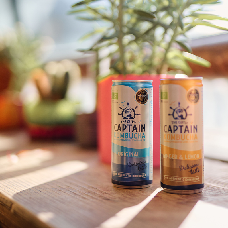 GUTsy Captain Kombucha - Pack Multi-Sabor 20x250mL