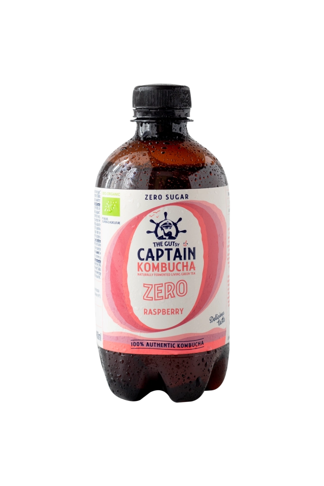 GUTsy Captain Kombucha Zero Framboesa 400ml