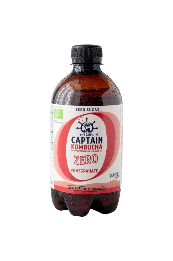 GUTsy Captain Kombucha Zero ROMÃ 12x400mL