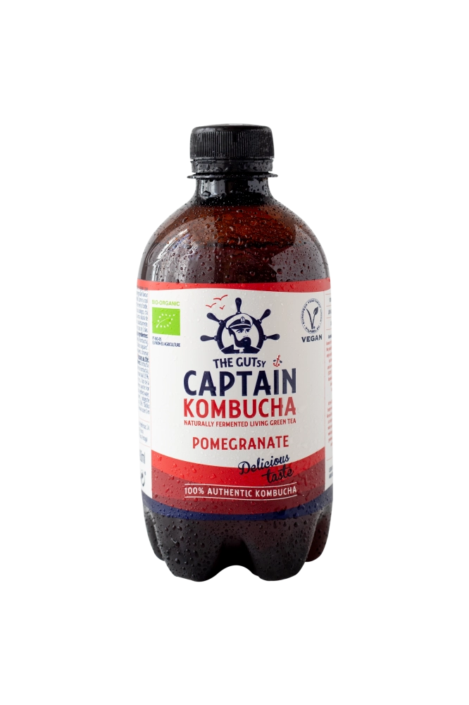 GUTsy Captain Kombucha Romã 12x400ml